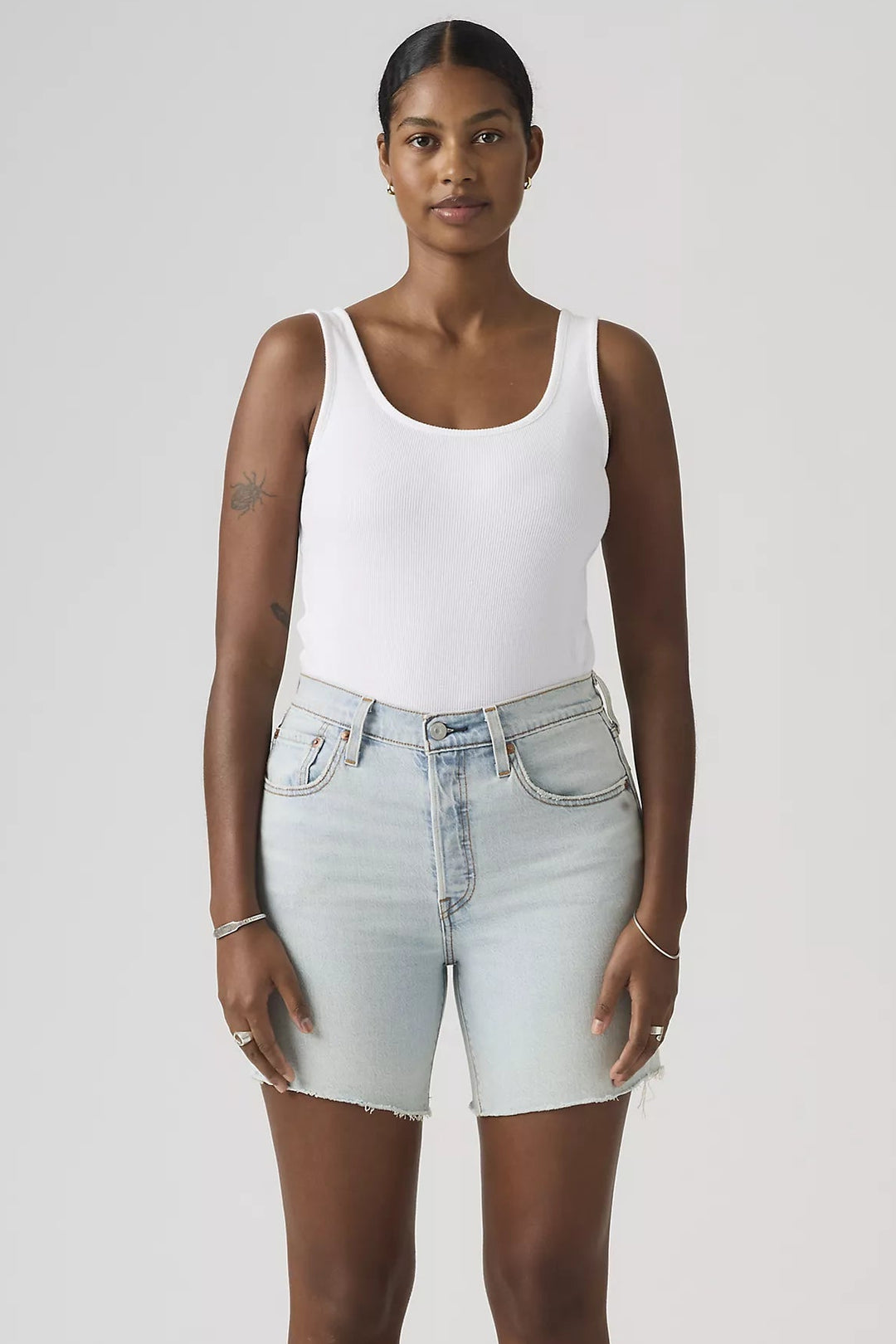 LEVI'S 501 Mid-Thigh Lightweight Denim Short - Gifted Back-The Shop Laguna Beach
