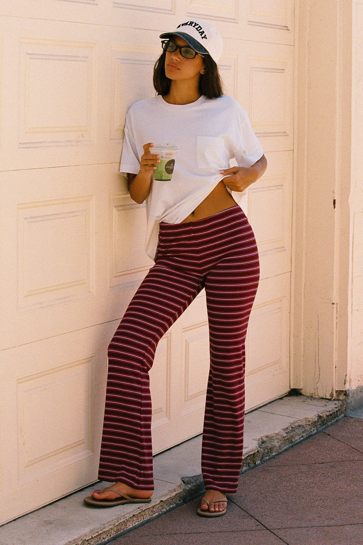 LSPACE Zinnia Knit Flare Pant