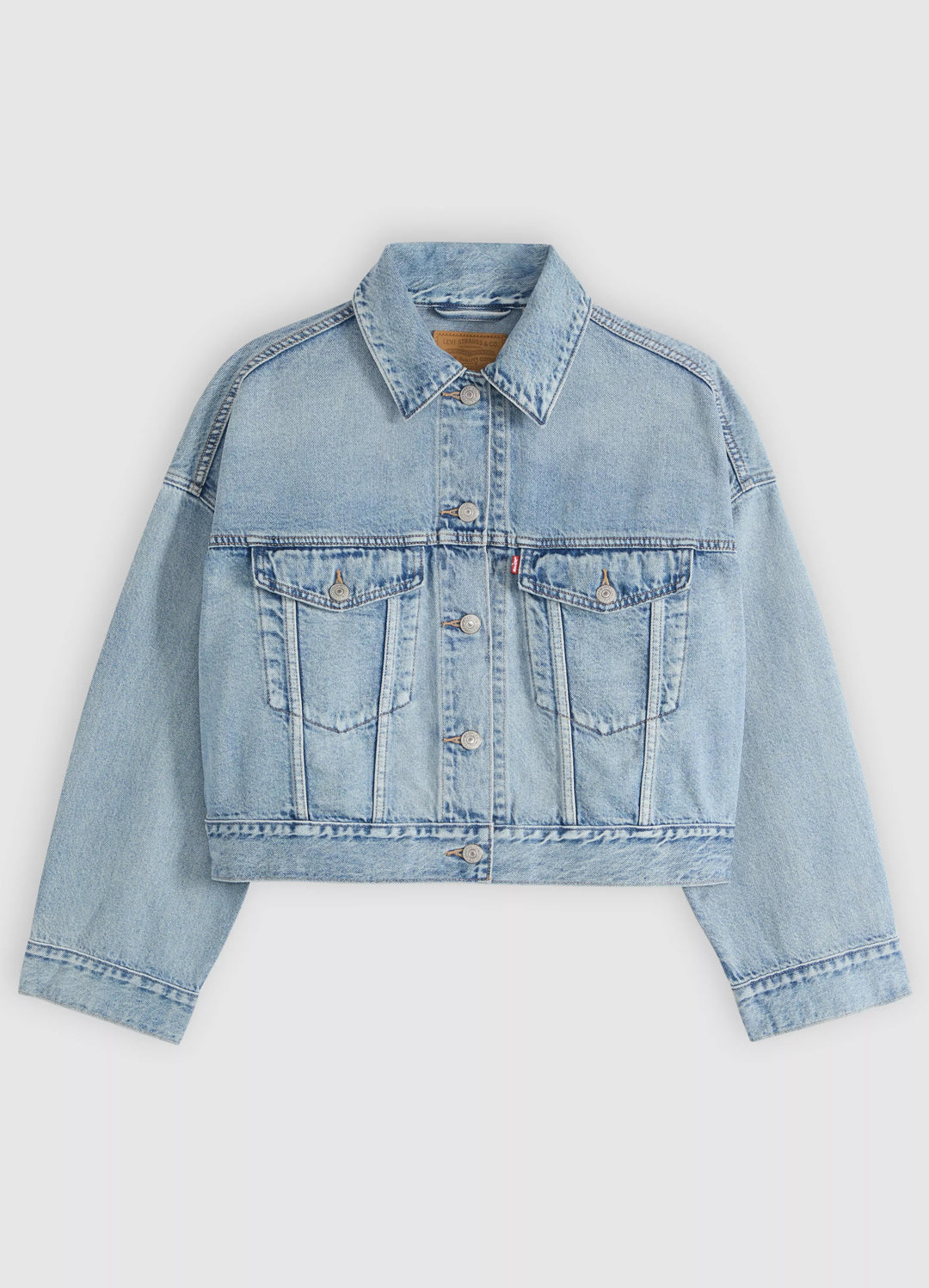 LEVI'S Loose Cropped Denim Jacket - Sunny Season