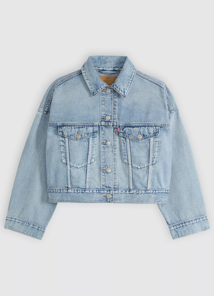 LEVI'S Loose Cropped Denim Jacket - Sunny Season