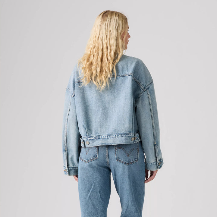 LEVI'S Loose Cropped Denim Jacket - Sunny Season