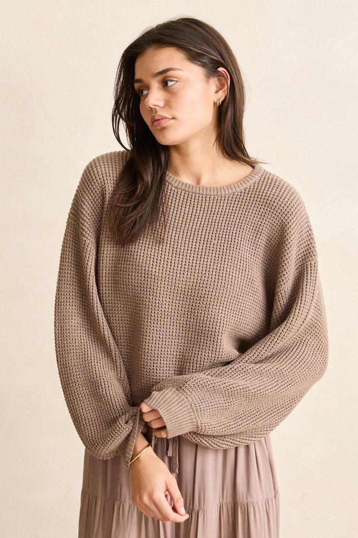 RHYTHM Classic Knit Sweater-The Shop Laguna Beach
