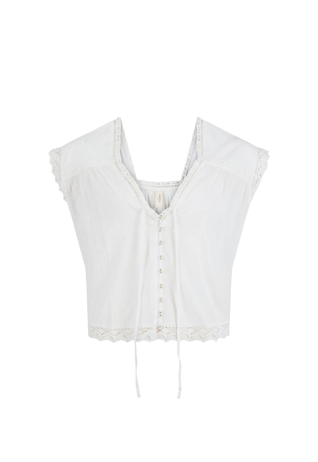 SPELL • VINTAGIA Young at Heart Crop Blouse