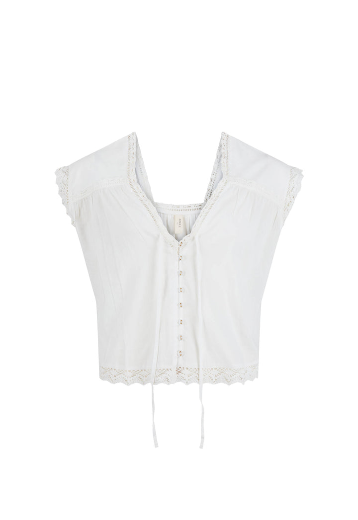 SPELL • VINTAGIA Young at Heart Crop Blouse