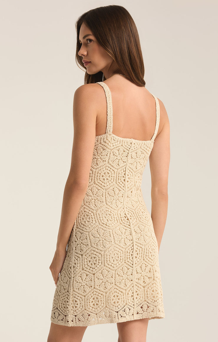 Z SUPPLY Allure Crochet Mini Dress • Natural | The Shop