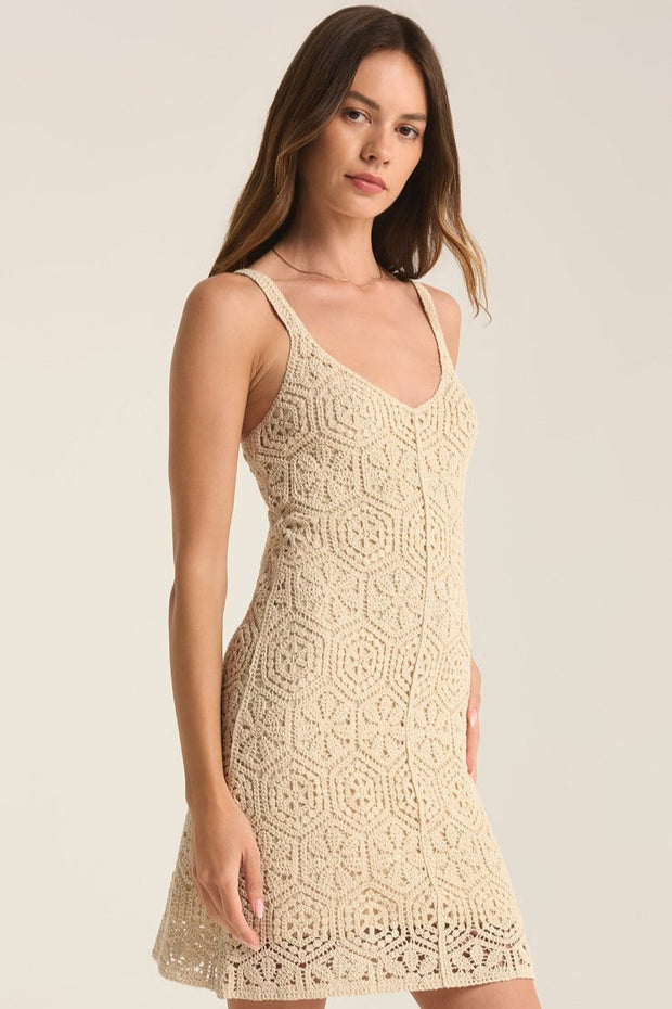 Z SUPPLY Allure Crochet Mini Dress-The Shop Laguna Beach