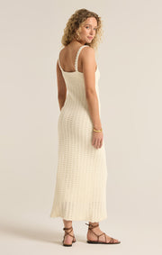 Z SUPPLY Eleena Crochet Knit Midi Dress-The Shop Laguna Beach