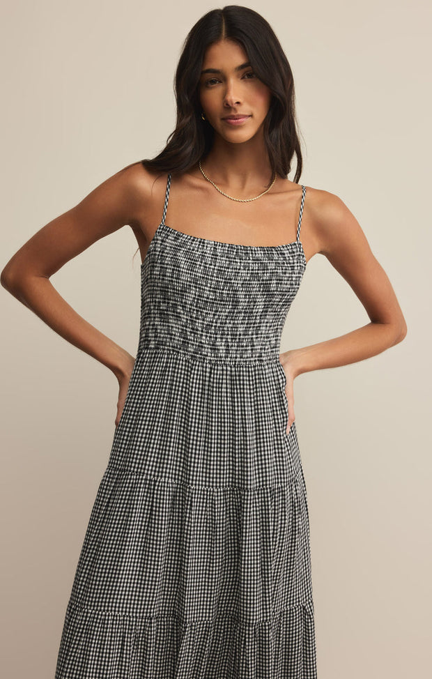 Z SUPPLY Balos Gingham Maxi Dress