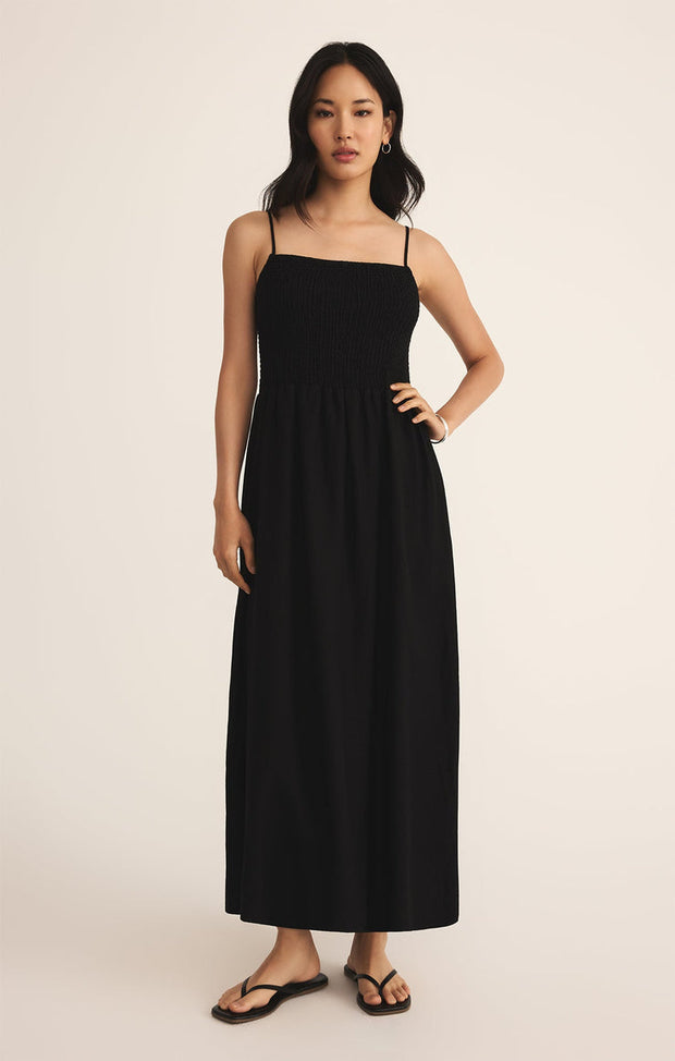 Z SUPPLY Bayside Smocked Linen Dress - More Colors Available