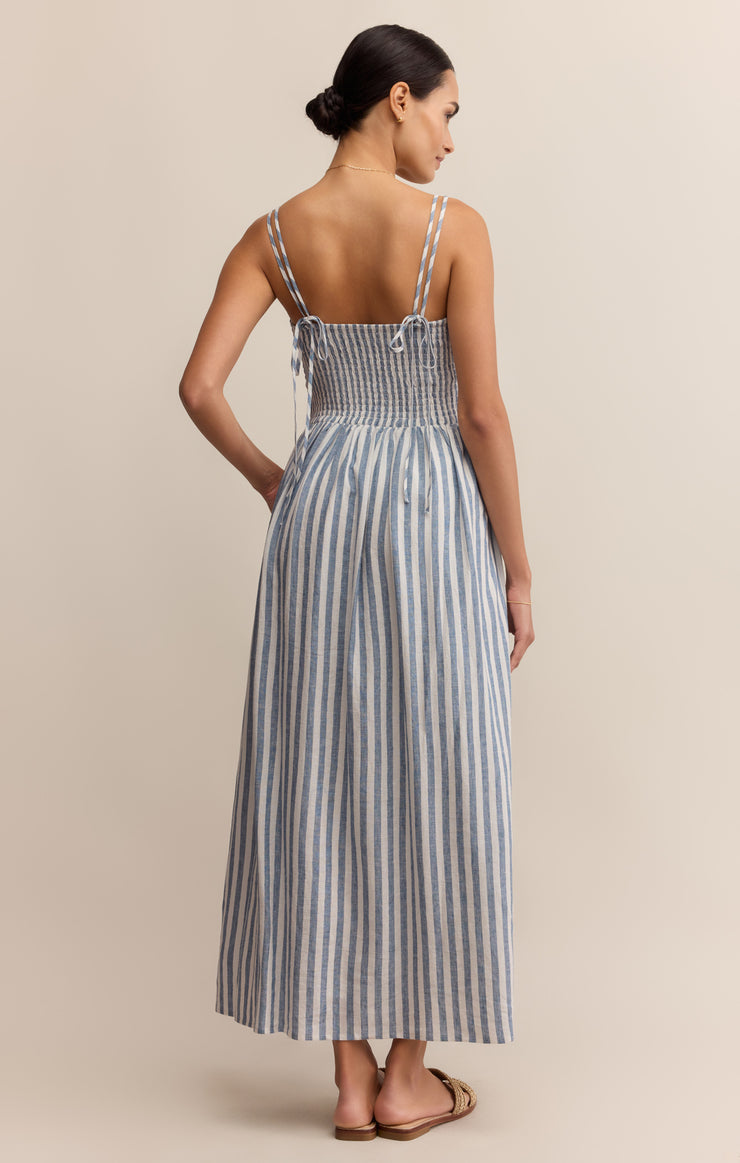 Z SUPPLY Nadine Striped Midi Dress-The Shop Laguna Beach