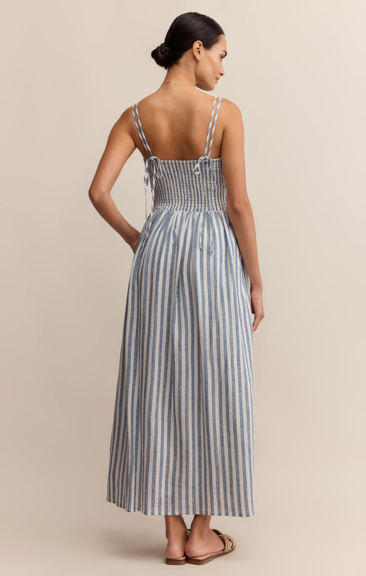 Z SUPPLY Nadine Striped Midi Dress-The Shop Laguna Beach