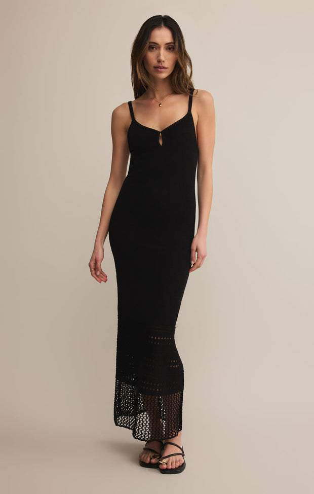 Z SUPPLY Callahan Crochet Midi Dress-The Shop Laguna Beach