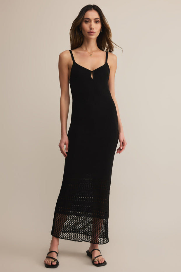Z SUPPLY Callahan Crochet Midi Dress-The Shop Laguna Beach