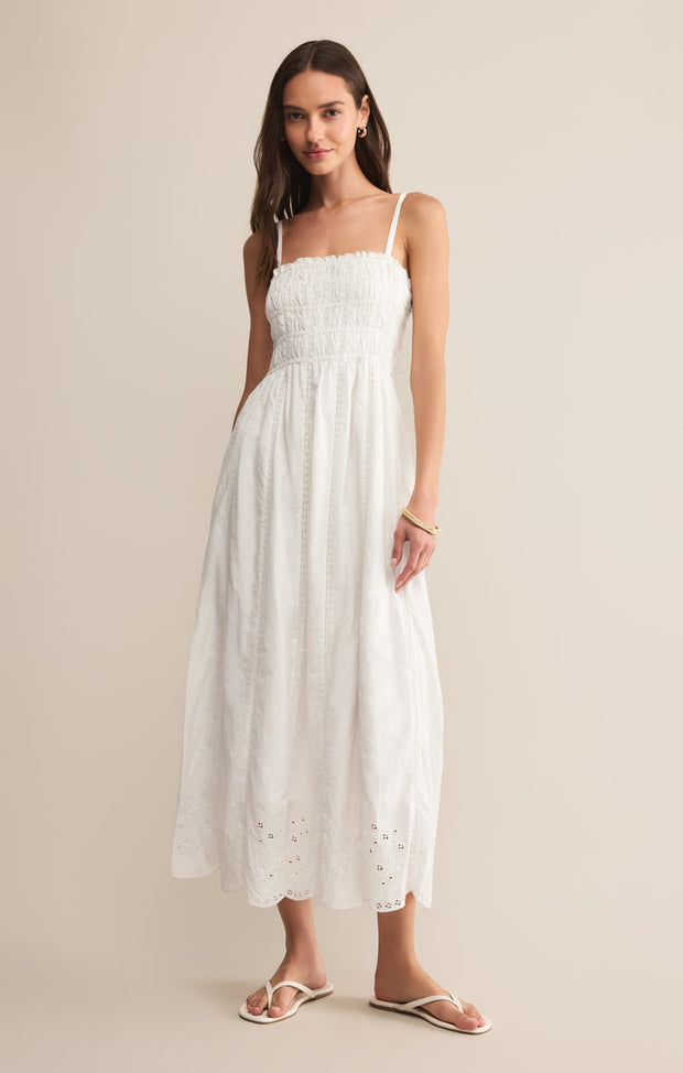 Z SUPPLY Dani Embroidered Midi Dress - More Colors Available-The Shop Laguna Beach