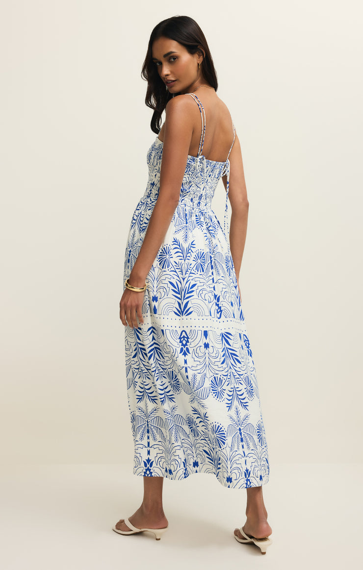 Z SUPPLY Nadine Airy Palm Maxi Dress-The Shop Laguna Beach