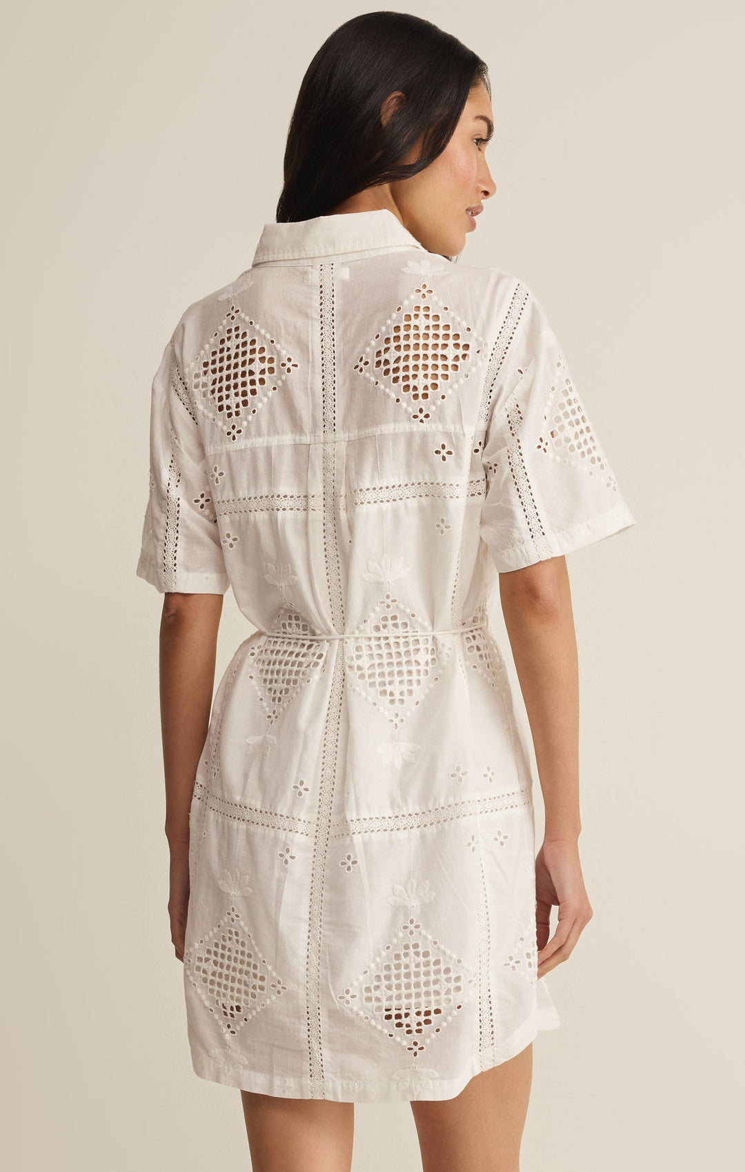 Z SUPPLY Annabelle Eyelet Shirt Dress