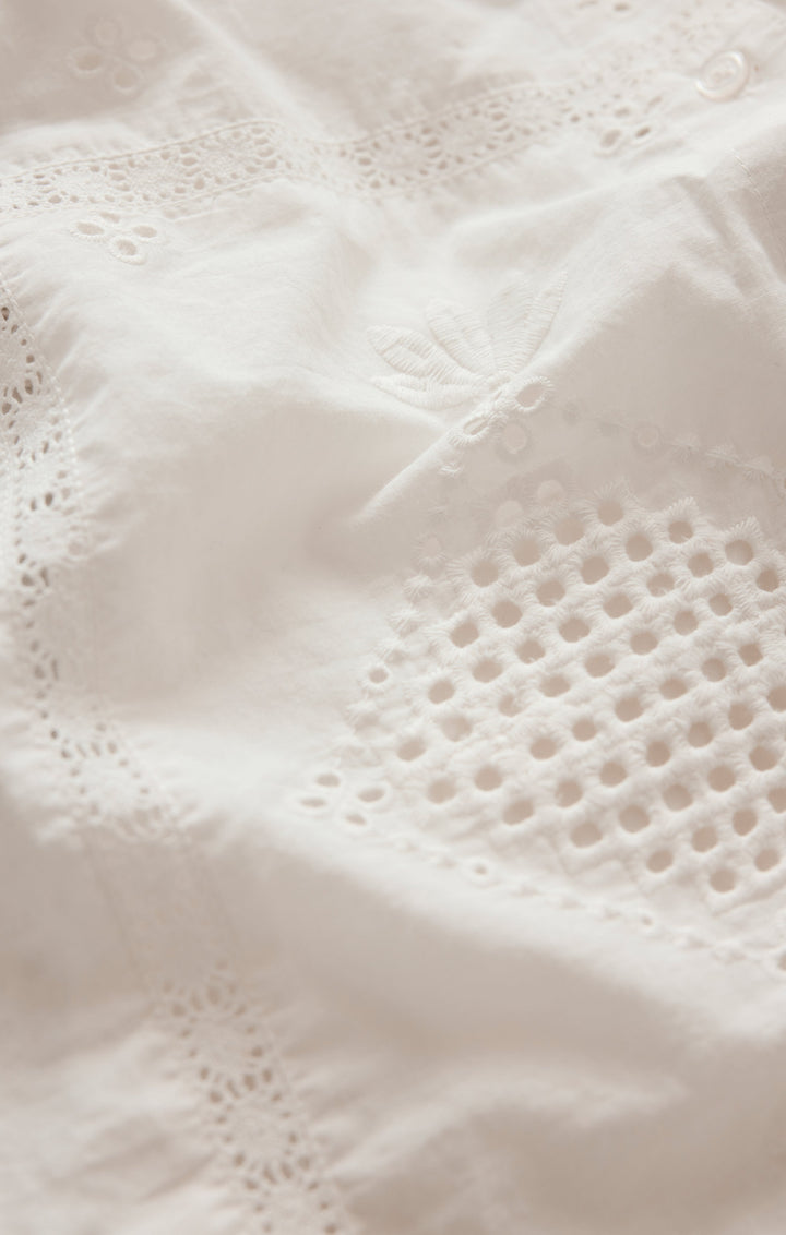 Z SUPPLY Annabelle Eyelet Shirt Dress