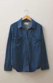 Z SUPPLY All Day Knit Denim Jacket-The Shop Laguna Beach