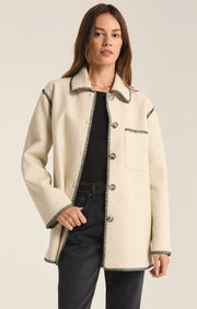 Z SUPPLY Olivia Whipstitch Coat Jacket-The Shop Laguna Beach