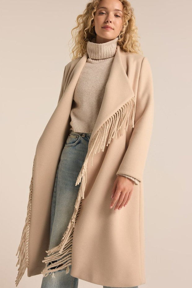 Z SUPPLY Alchemist Fringe Coat-The Shop Laguna Beach