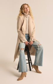 Z SUPPLY Alchemist Fringe Coat-The Shop Laguna Beach