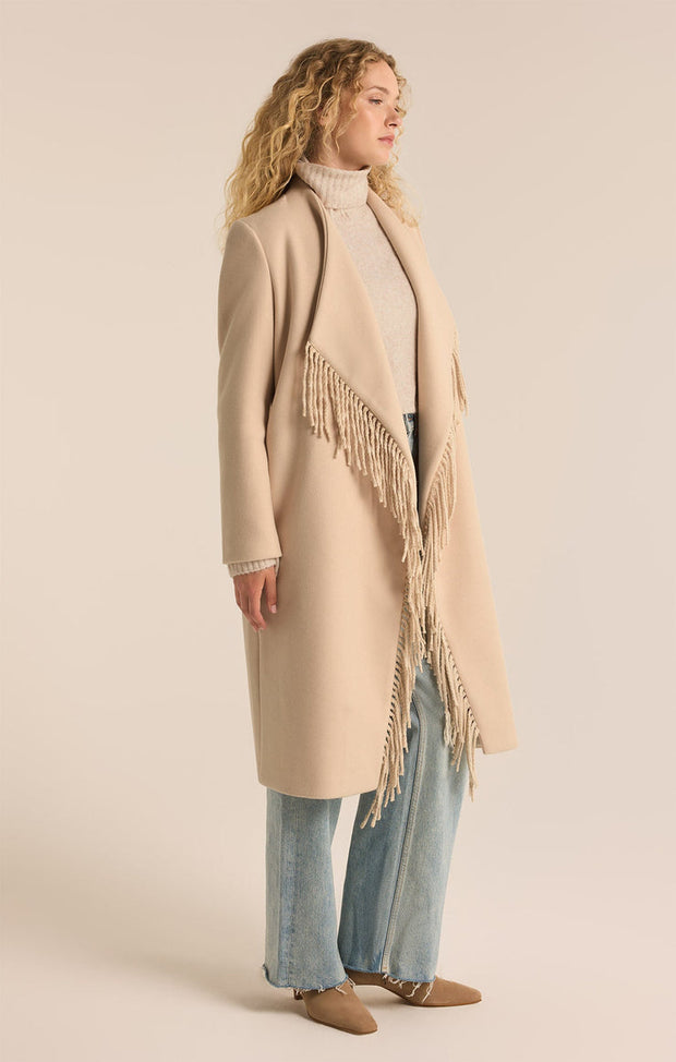 Z SUPPLY Alchemist Fringe Coat-The Shop Laguna Beach