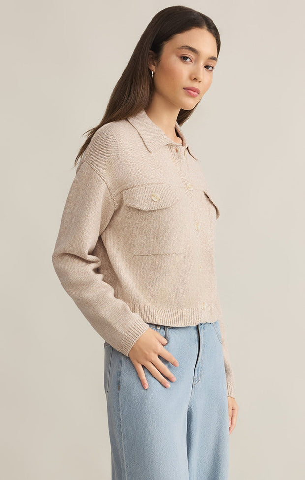 Z SUPPLY Cielo Knit Collared Sweater-The Shop Laguna Beach