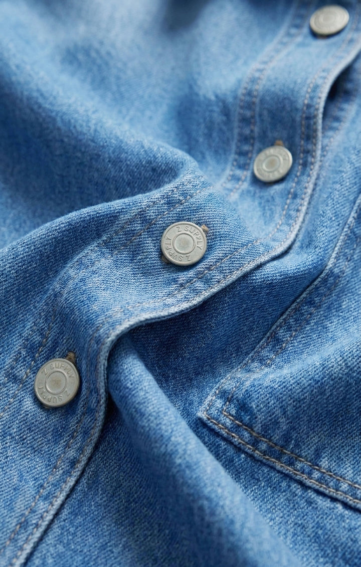 Z SUPPLY Erin Cropped Denim Jacket