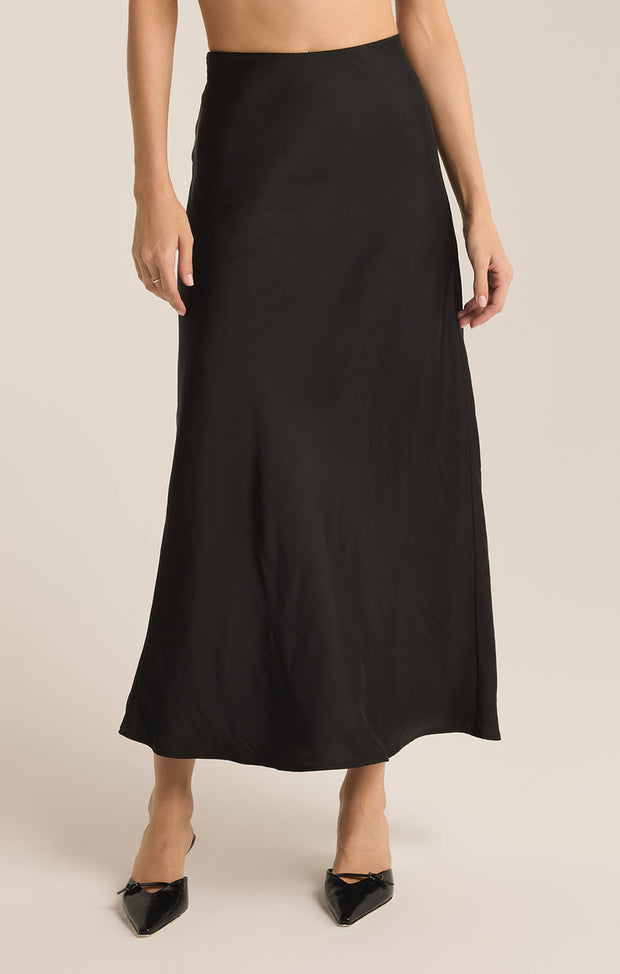 Z SUPPLY Europa Luxe Sheen Skirt - More Colors Available-The Shop Laguna Beach