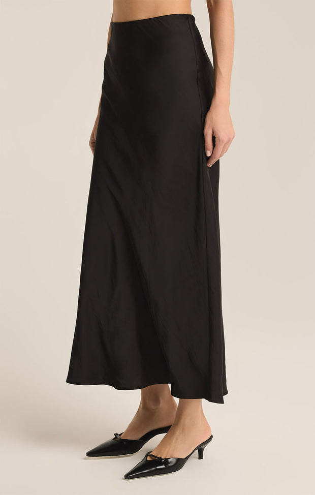 Z SUPPLY Europa Luxe Sheen Skirt - More Colors Available-The Shop Laguna Beach