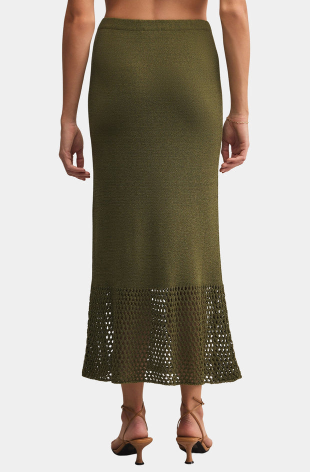 Z SUPPLY Haven SweaterKnit Midi Skirt-The Shop Laguna Beach