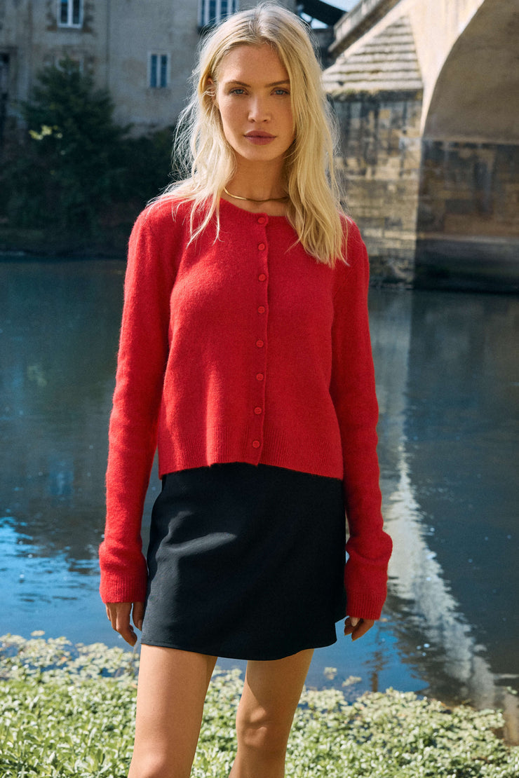 Z SUPPLY Chablis Satin Mini Skirt-The Shop Laguna Beach