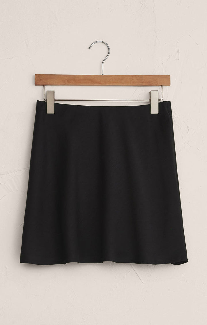Z SUPPLY Chablis Satin Mini Skirt-The Shop Laguna Beach