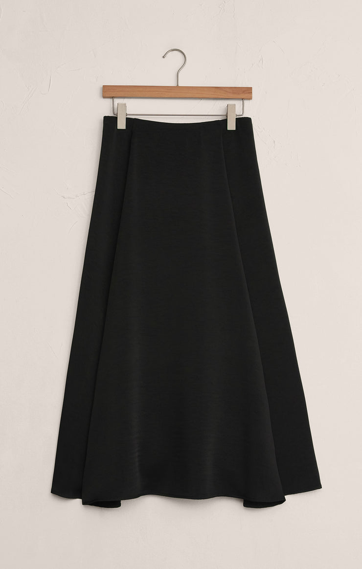 Z SUPPLY Northpointe Satin Midi Skirt - More Colors Available-The Shop Laguna Beach