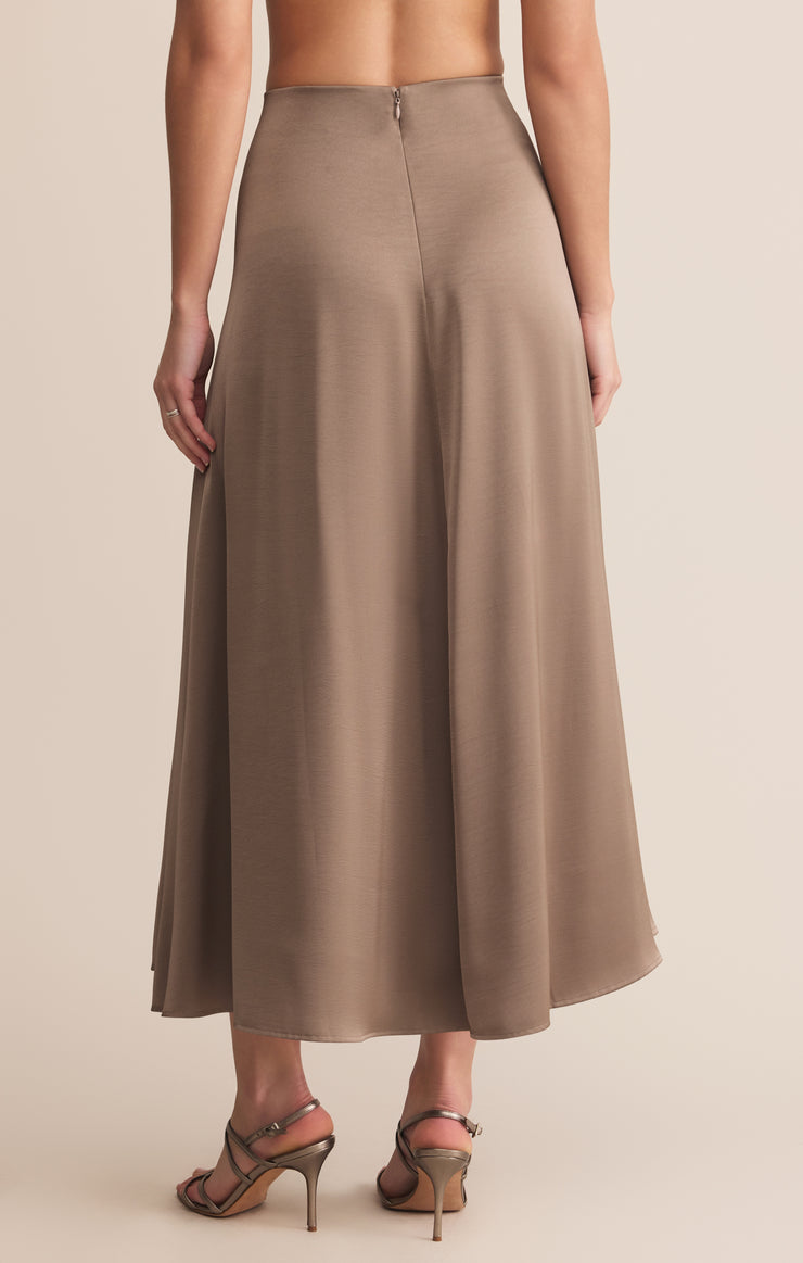 Z SUPPLY Northpointe Satin Midi Skirt - More Colors Available-The Shop Laguna Beach