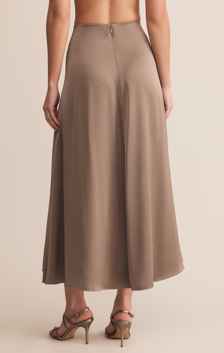 Z SUPPLY Northpointe Satin Midi Skirt - More Colors Available-The Shop Laguna Beach