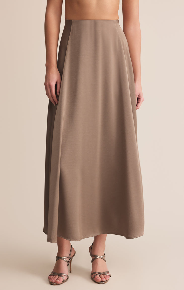 Z SUPPLY Northpointe Satin Midi Skirt - More Colors Available-The Shop Laguna Beach