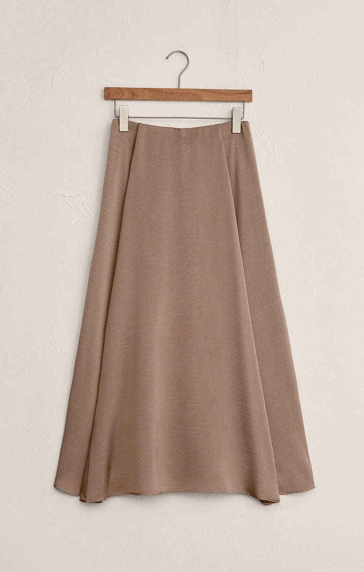 Z SUPPLY Northpointe Satin Midi Skirt - More Colors Available-The Shop Laguna Beach