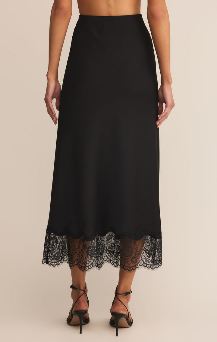 Z SUPPLY Cinder Lace Midi Skirt-The Shop Laguna Beach