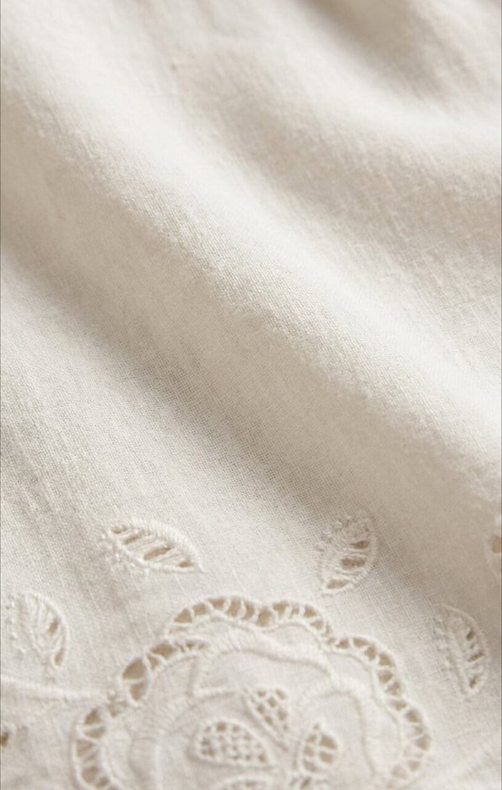 Z SUPPLY Daya Embroidered Linen Skirt