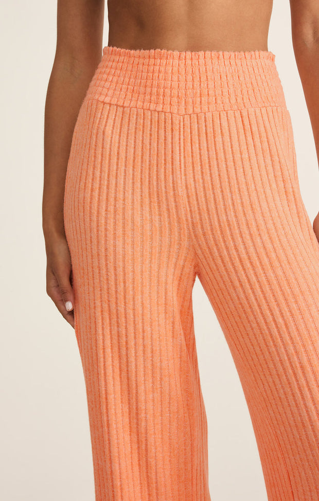 Z SUPPLY Dawn Smocked Silky Rib Pant - More Colors Available