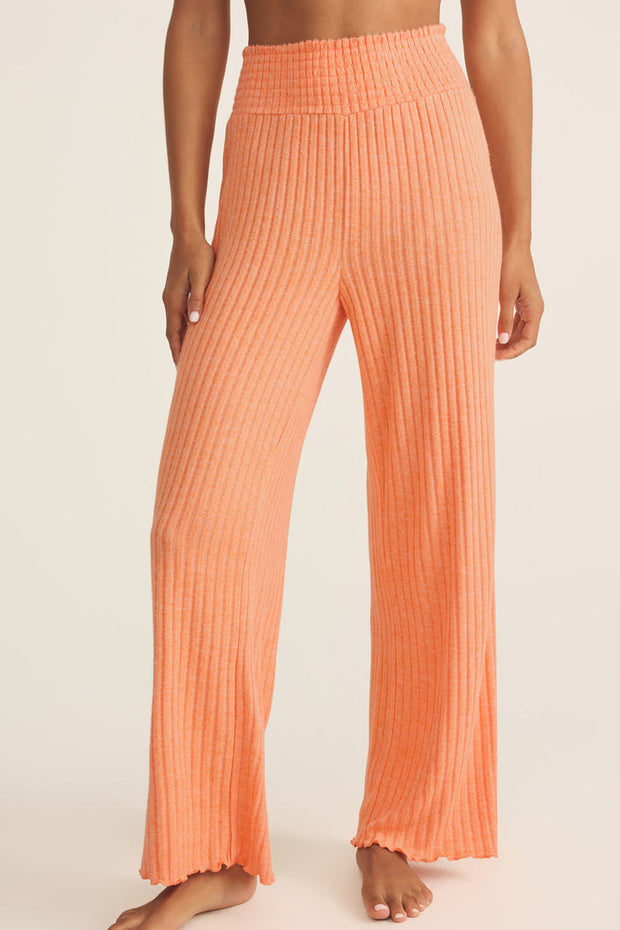 Z SUPPLY Dawn Smocked Silky Rib Pant - More Colors Available