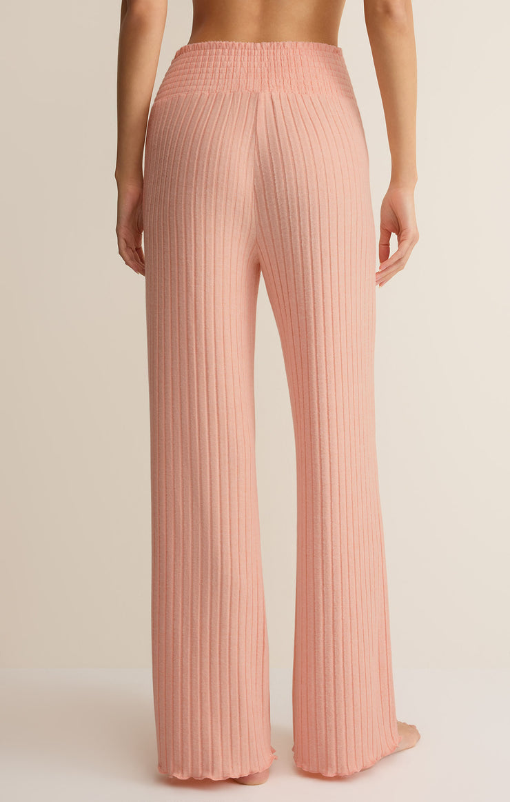 Z SUPPLY Dawn Silky Smocked Rib Pant-The Shop Laguna Beach