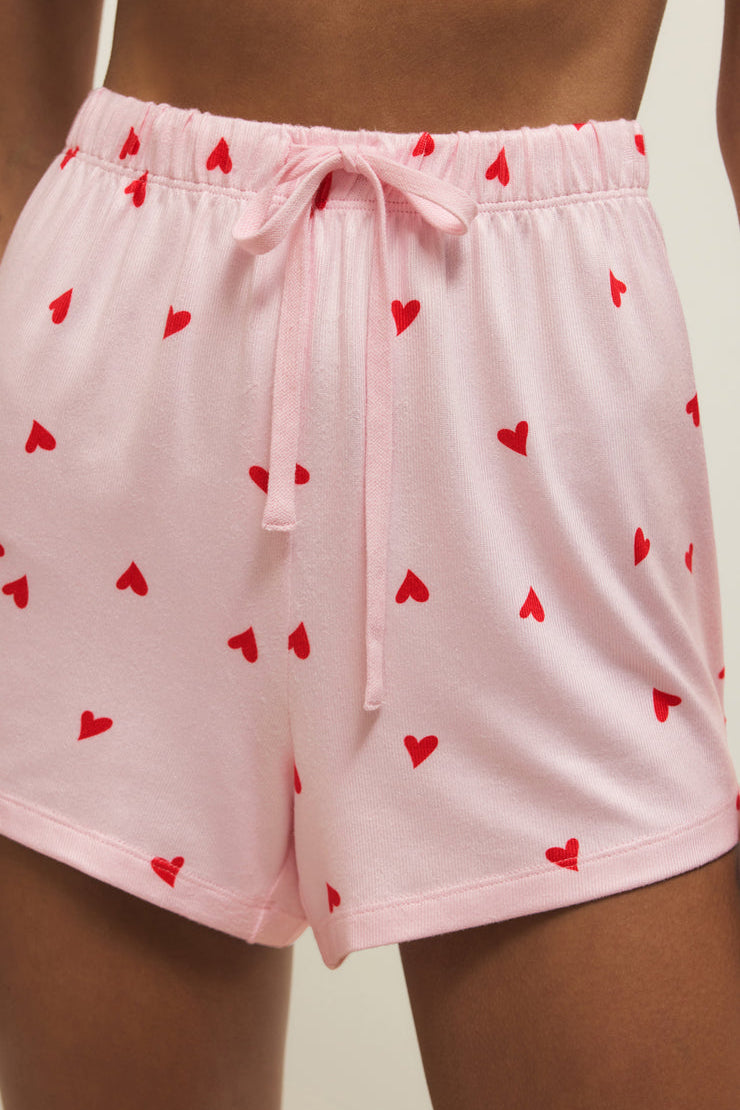 Z SUPPLY Love First Heart Short-The Shop Laguna Beach