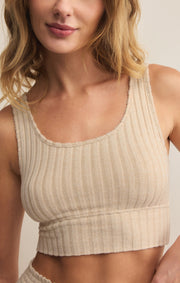 Z SUPPLY Zoe Silky Rib Tank Bra