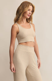 Z SUPPLY Zoe Silky Rib Tank Bra