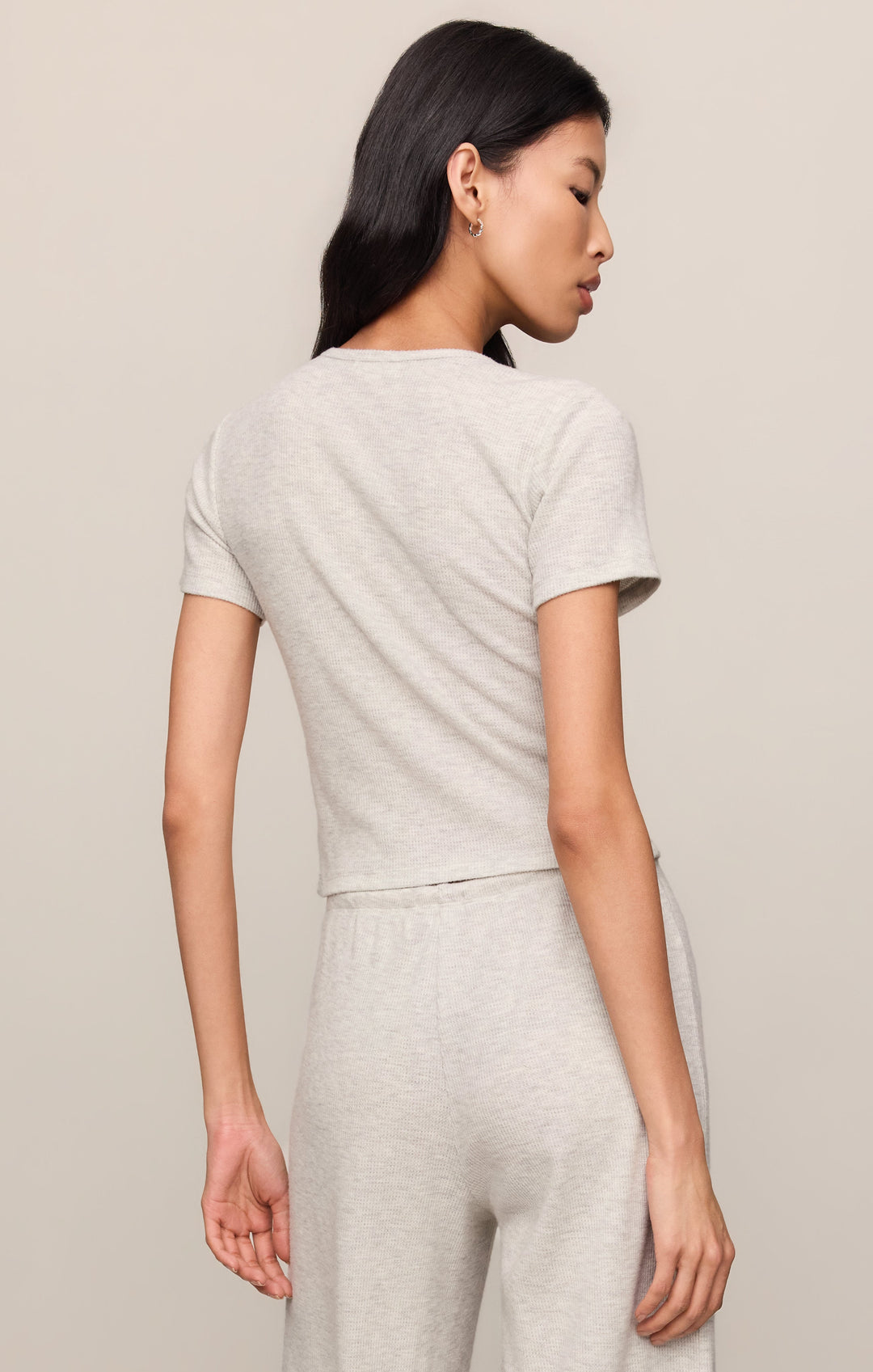 Z SUPPLY Waffle Brushed Thermal Tee