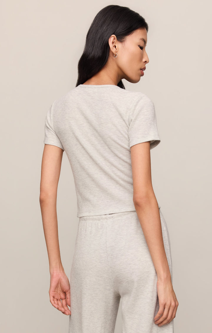 Z SUPPLY Waffle Brushed Thermal Tee