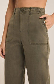 Z SUPPLY Bobbi Washed Twill Pant-The Shop Laguna Beach