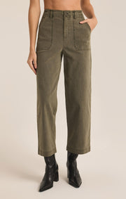 Z SUPPLY Bobbi Washed Twill Pant-The Shop Laguna Beach